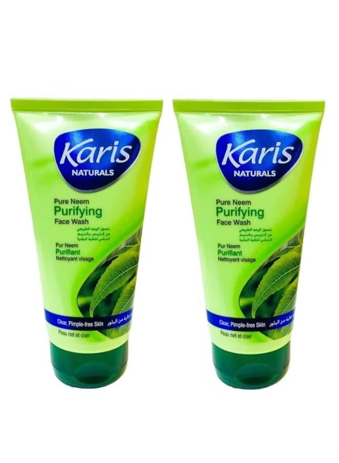 KARIS 2Pcs Karis Pure Neem Purfying Face Wash 150 Ml - Image 1