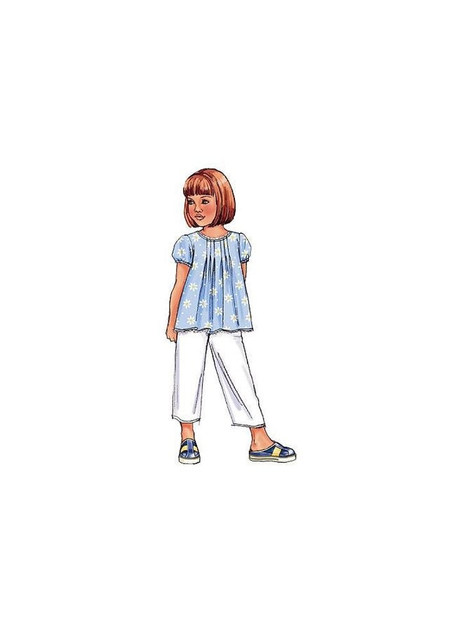 BUTTERICK PATTERNS BUTTERICK PATTERNS B4176 Children's/Girls' Top, Dress, Shorts and Pants, Size 2-3-4-5  - Image 2