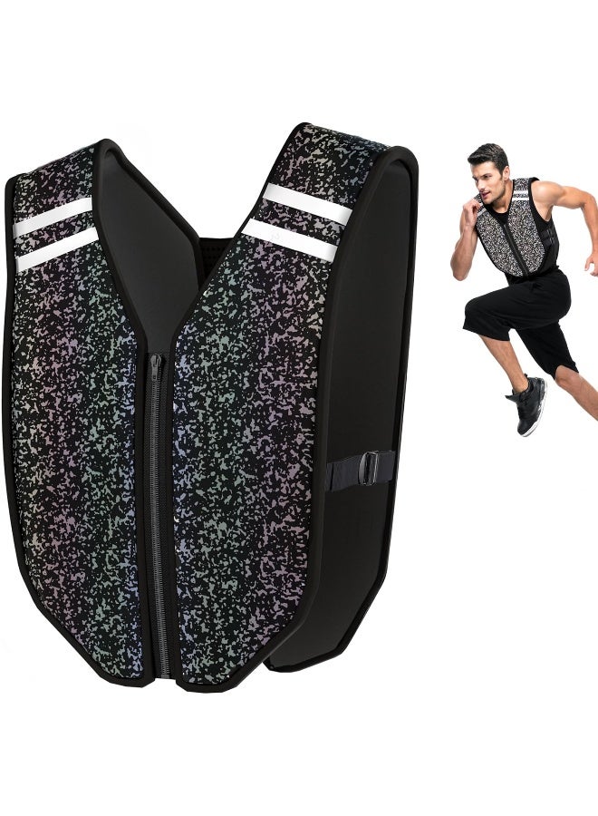 PROIRON PROIRON Weighted Vest, Soft Iron Weight Vest Reflective Jacket, Zero Leakage and Washable, for Men Women Running, Strength Training, Workout, Fitness, Weight Loss, Home Gym Exercise, 3kg 5kg 8kg 10kg - Image 1