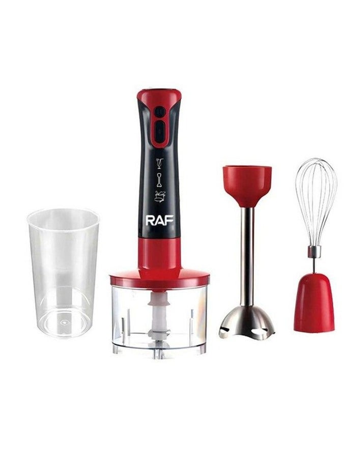 Generic - Hand blender 5*1 stainless - R.340 R - black*red - RAF - 2000 watt - Image 1