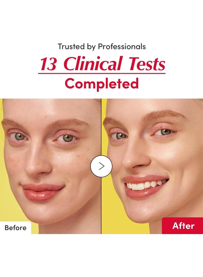 [2PCS]  Brightening Serum with  Vitamin C: Brightening Serum with Acerola and Niacinamide, Strengthens Skin Barrier, Hydrates with Ceramide and Hyaluronic Acid 1.01 oz / 30 ml - Image 4