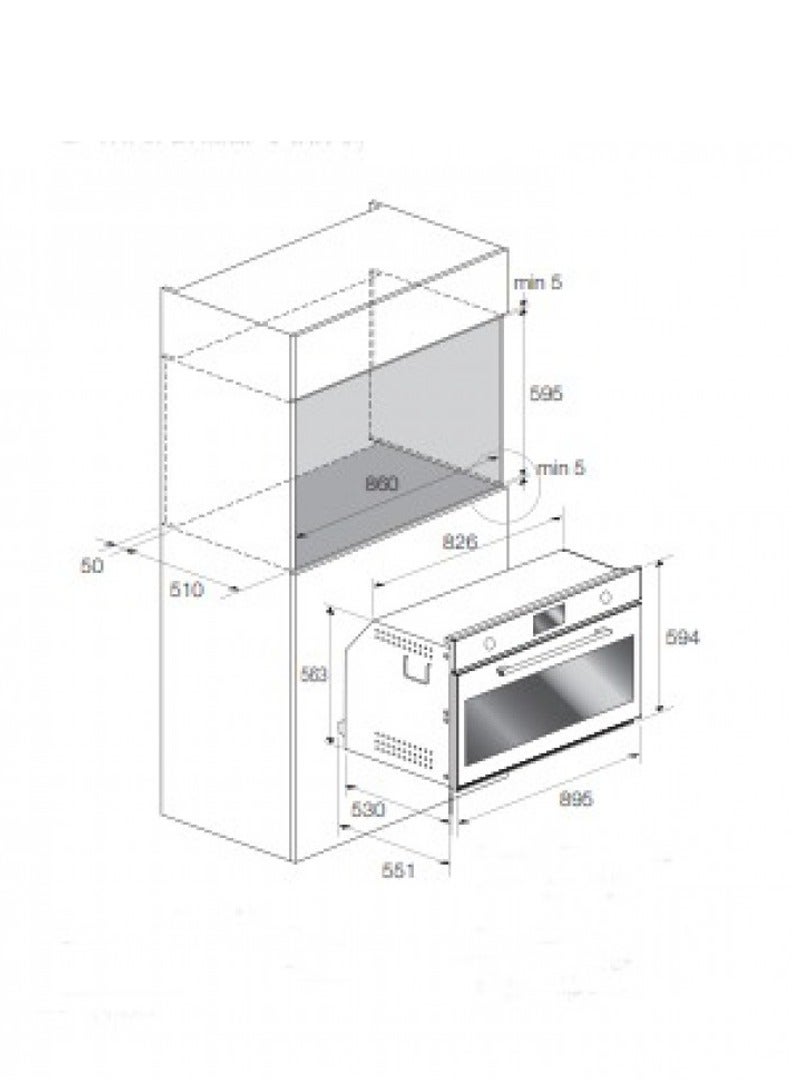Bog Electric oven ( built-in ) 90 cm - Italy - Image 2