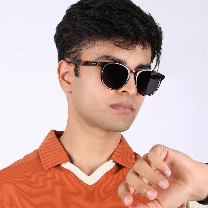 Woggles Polarized Round Sunglasses|100% UV Protection|Men & Women