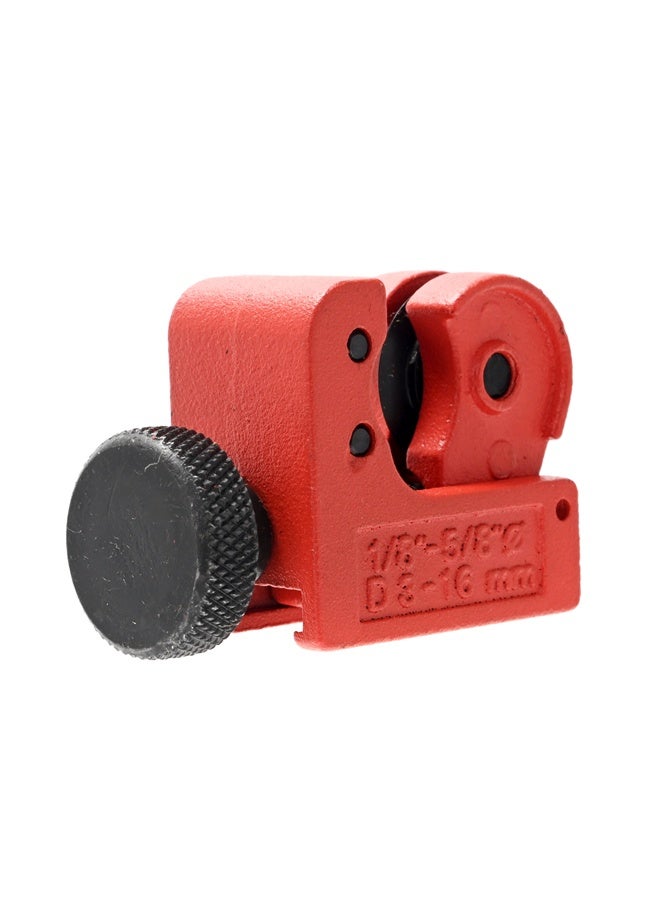 LAWAZIM Copper Pipe Cutter - 3-16mm (1/8" to 5/8") - Mini Tube Pipe Cutter with Adjustable Knob for Copper, Brass, and Aluminum Tubing - for Plumbing, HVAC, Refrigeration, and Home Repair, Orange - Image 1