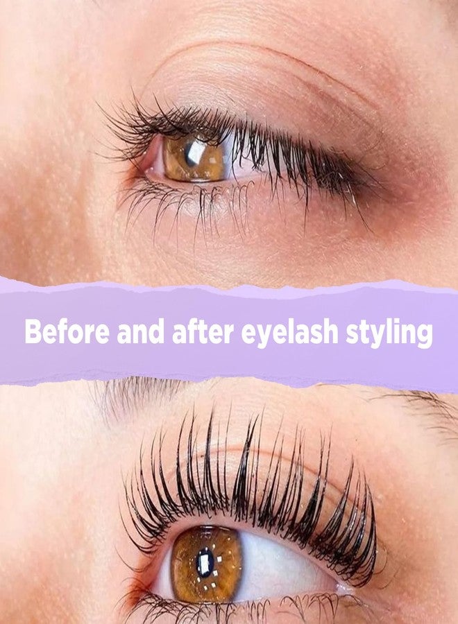 Libeauty Eyelash Lift Pads Reusable Super-sticky Lash Perm Rods 8 Pairs Silicon Pads Shell Shape Eyelash Lifting Shield DIY Use at Home or Salon Lash Curling Tool - Image 5