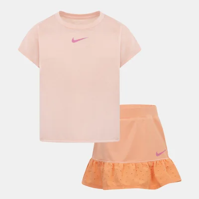 Nike Kids' Sunny Swoosh Scooter T-Shirt and Skort Set