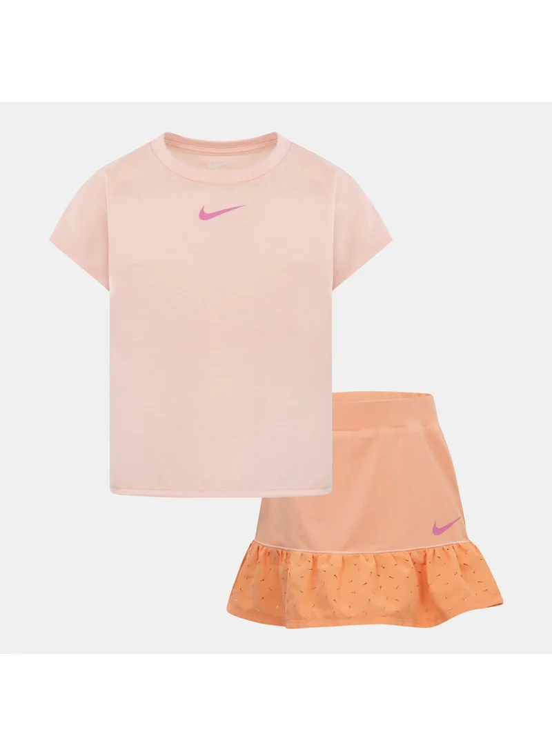 Nike Kids' Sunny Swoosh Scooter T-Shirt and Skort Set
