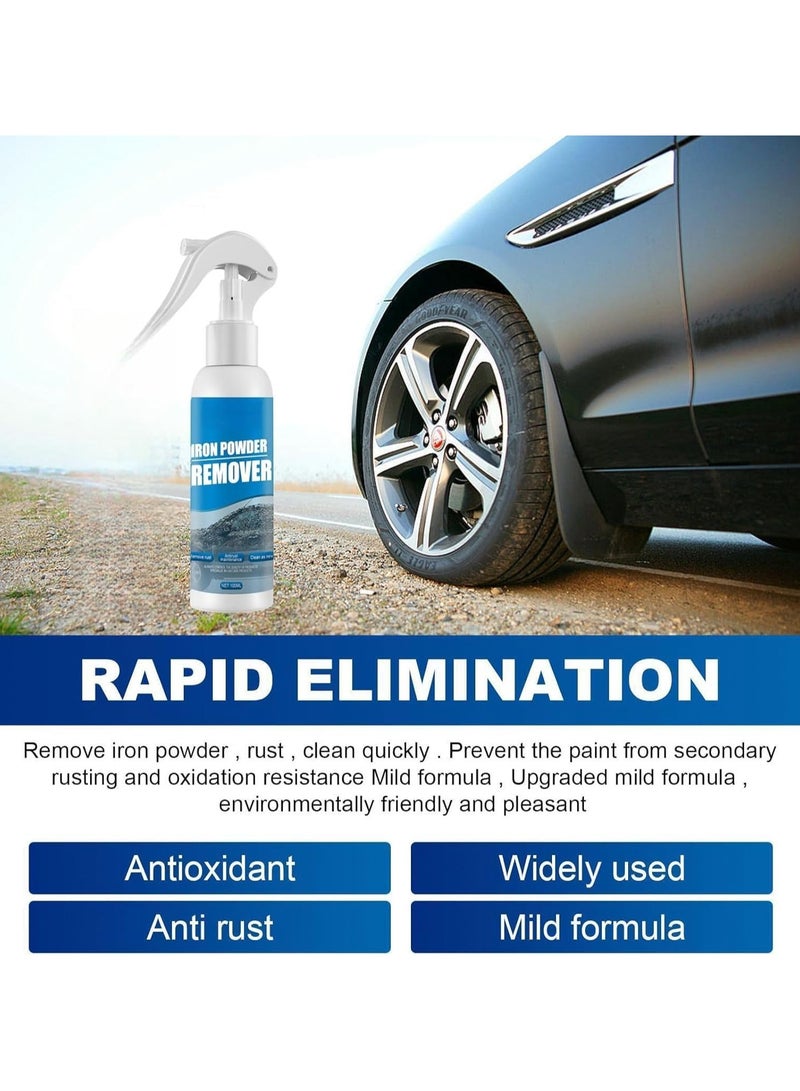 ياميم بخاخ مزيل الصدأ للسيارة، مزيل مسحوق الحديد، بخاخ إزالة الصدأ متعدد الأغراض، حماية طلاء السيارات، مانع الصدأ للسيارات (100 مل) - Image 2