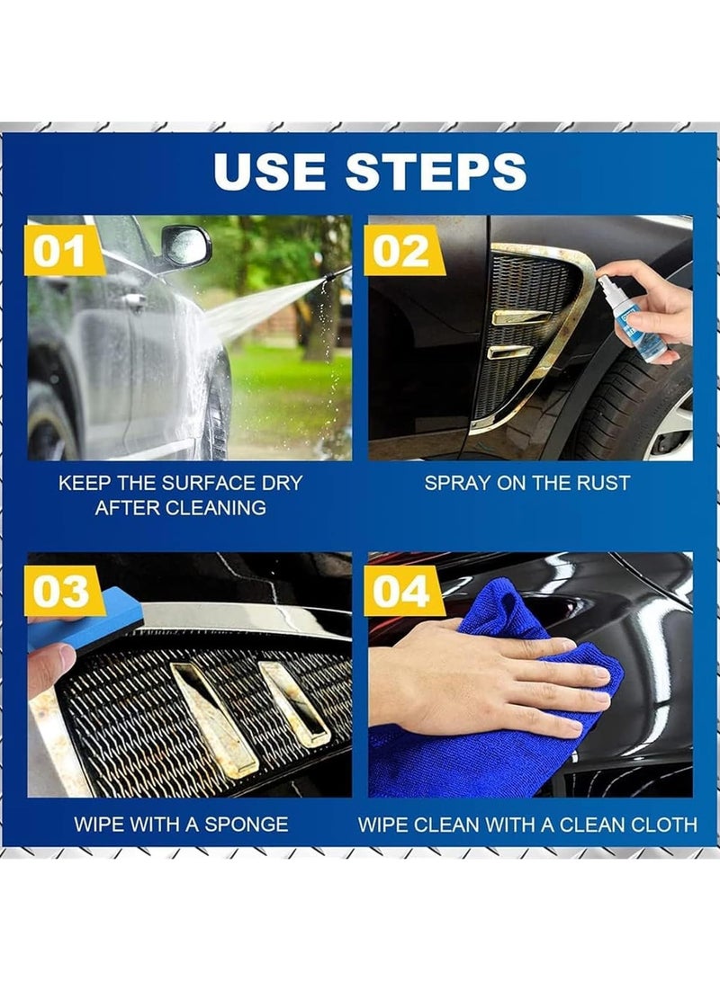 ياميم بخاخ مزيل الصدأ للسيارة، مزيل مسحوق الحديد، بخاخ إزالة الصدأ متعدد الأغراض، حماية طلاء السيارات، مانع الصدأ للسيارات (100 مل) - Image 5