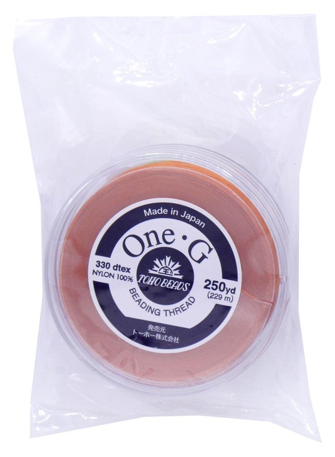 TOHO PT-15 One G Beads Stitch Dedicated Thread Large Roll #40 Orange Approx. 902.2 ft (229 m) - Image 1
