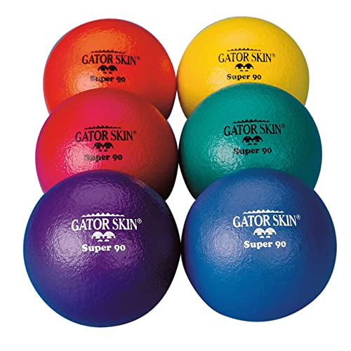 Gator Skin SS Worldwide Gator Skin Super 90 Balls 35 PU Coated Foam Balls in Assorted Colors Soft NoSting Balls are Great for Indoor BaseballSoftball Floor Hockey Ball and PE Games Set of 6 - Image 5