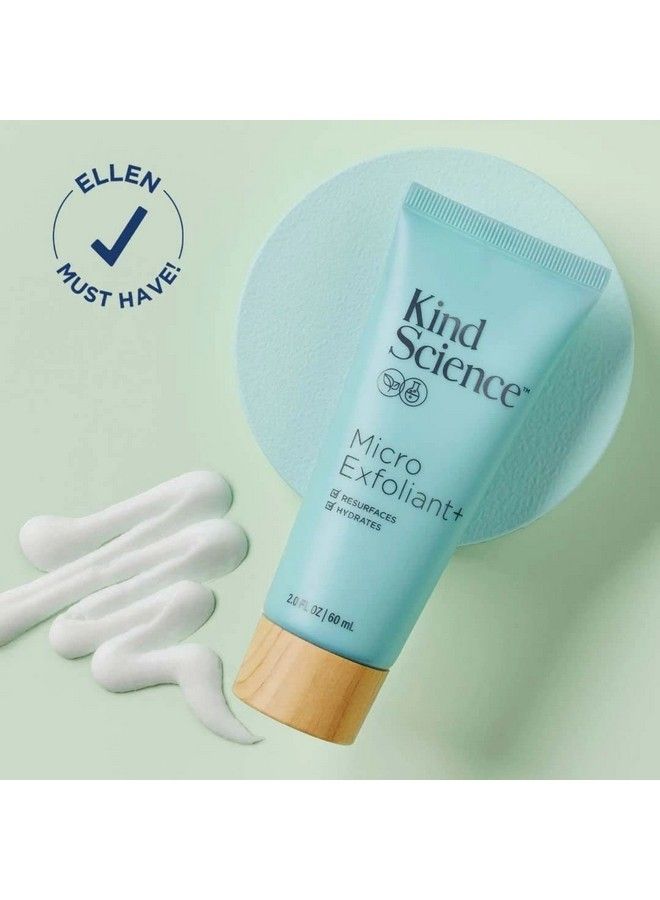 Kind Science Micro Exfoliant | Exfoliating Face Scrub Resurfacing + Hydrating Alpha Hydroxy Mask | 2 Ounce - Image 5