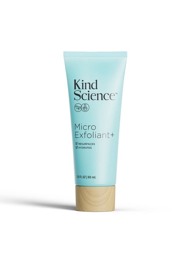 Kind Science Micro Exfoliant | Exfoliating Face Scrub Resurfacing + Hydrating Alpha Hydroxy Mask | 2 Ounce - Image 1