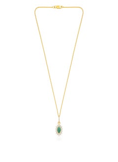 Malabar Gold and Diamonds 22 Carat 916 Purity Yellow Gold Gemstone Pendant PGNDNA010PN6_Y For Women  - Image 1