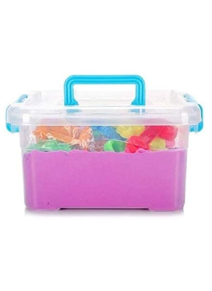 Cutie Cute 2000 Grams Magical Play Sand Toy Set With Accessories Modeling Clay Never Dries Build Sandcastles  - Image 1