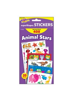 Trend Enterprises Trend Supershapes Sticker Multicolor 408 Per Pack  - Image 4