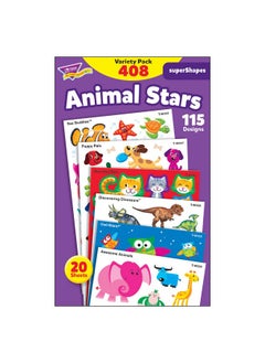 Trend Enterprises Trend Supershapes Sticker Multicolor 408 Per Pack  - Image 2