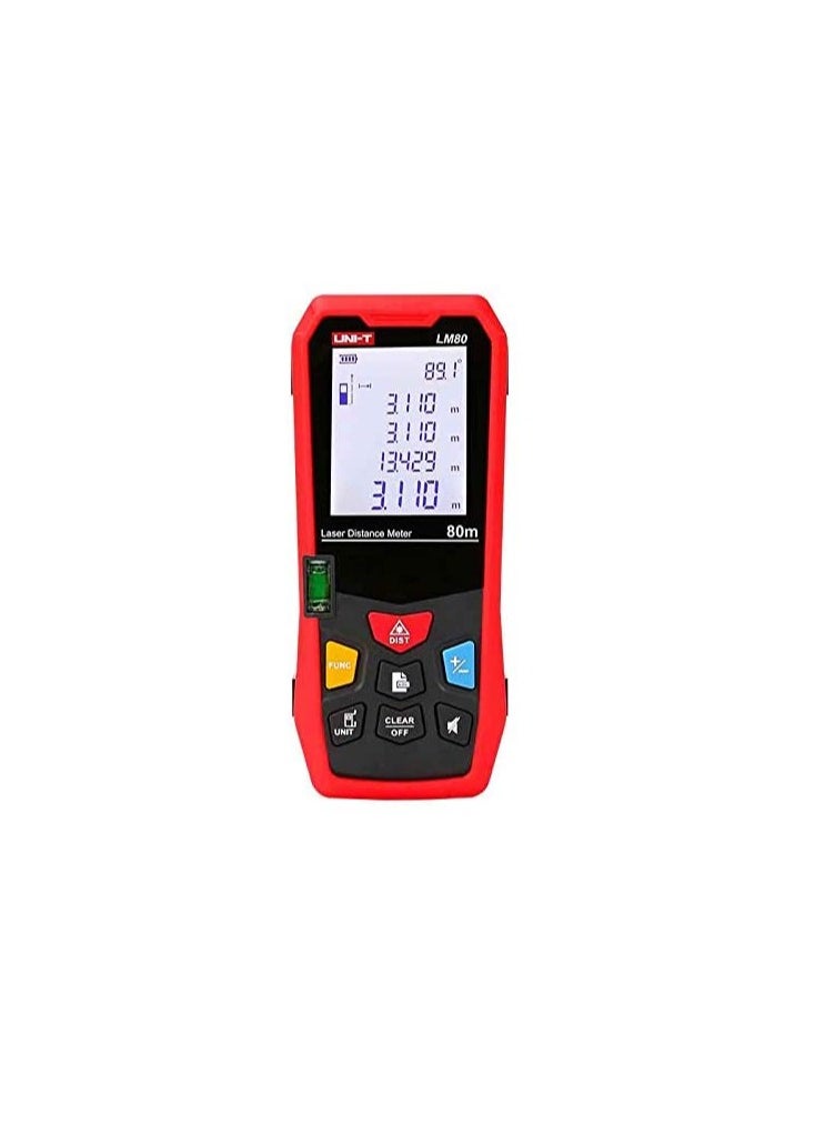 يوني تي جهاز الليزر الرقمي المحمول Uni-T LM80 (80 مترًا)  - Image 1