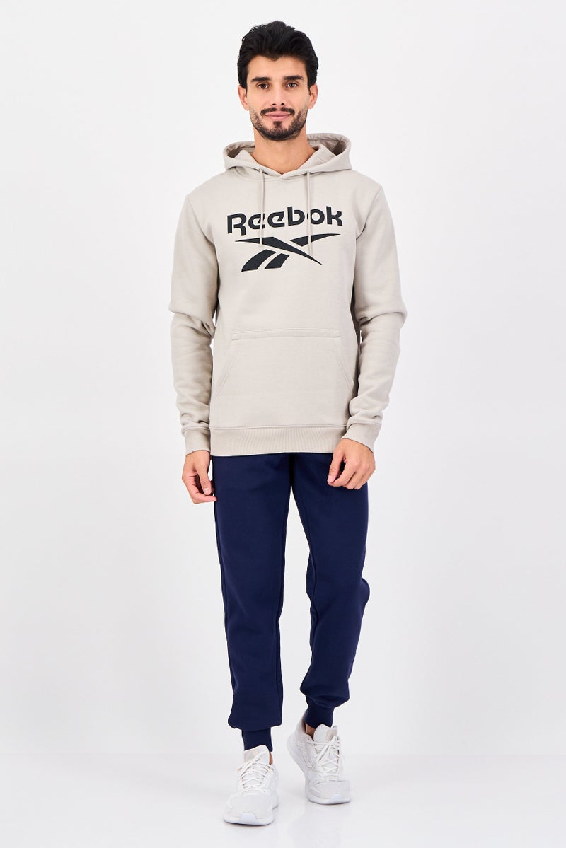 Reebok Men Sportswear Fit Long Sleeve Outdoor Hoodie, Mineral Grey - Image 4