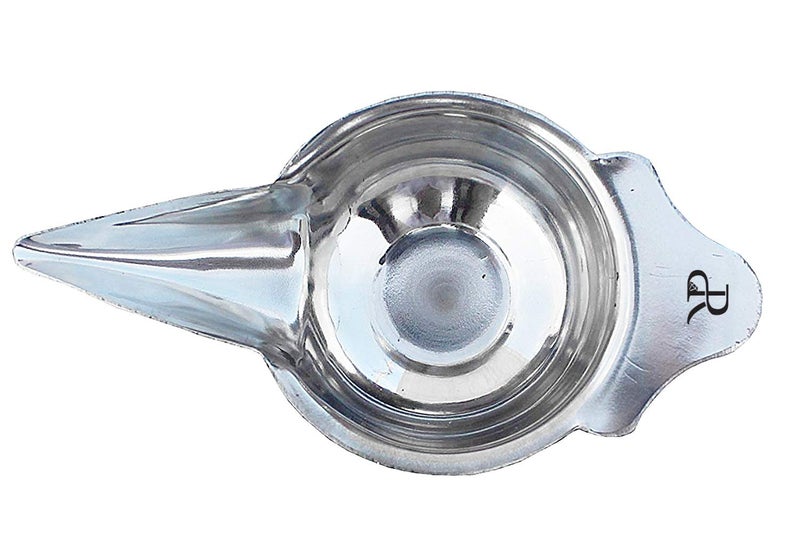 PRD CARATCAFE PRD CARATCAFE Pure Silver Cup Indian Paladai or Bondla Small Serving Milk Medicine Water 925 Sterling Silver Newborn Gift Safe Net WT 15 Grams 