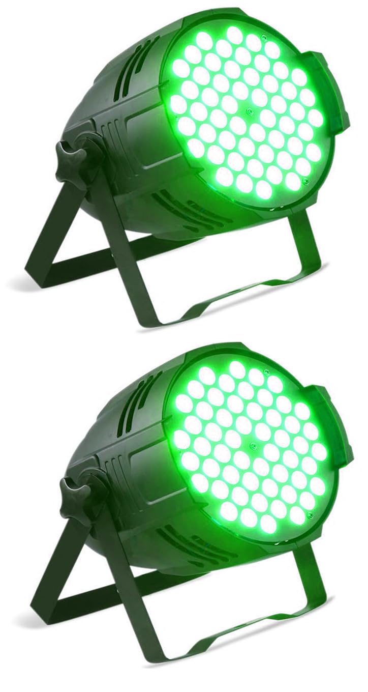 MLD PAR0054 54 أضواء بار LED ديسكو DJ غسيل ضوء حفلة DMX512 RGBW أضواء صاعدة ستروب تأثيرات إضاءة المسرح حجم 54 أضواء بار DJ لون RGB عبوة من 2 - Image 1