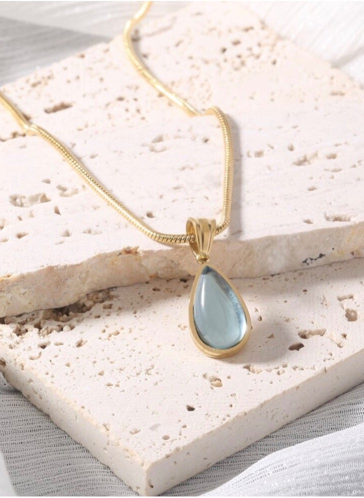 JewelryPalace - Elegant Women’s Necklace Made Of Stainless Steel Coated With Gold In A Modern And Chic Design - Image 1