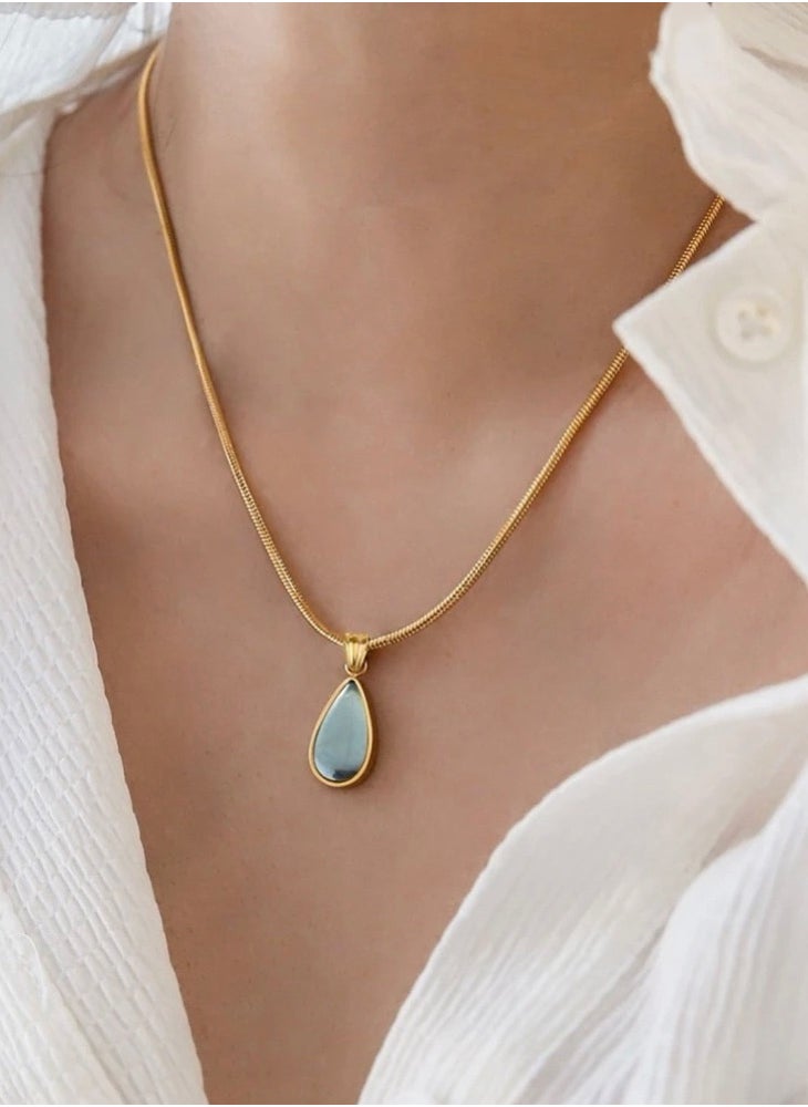 JewelryPalace - Elegant Women’s Necklace Made Of Stainless Steel Coated With Gold In A Modern And Chic Design - Image 1