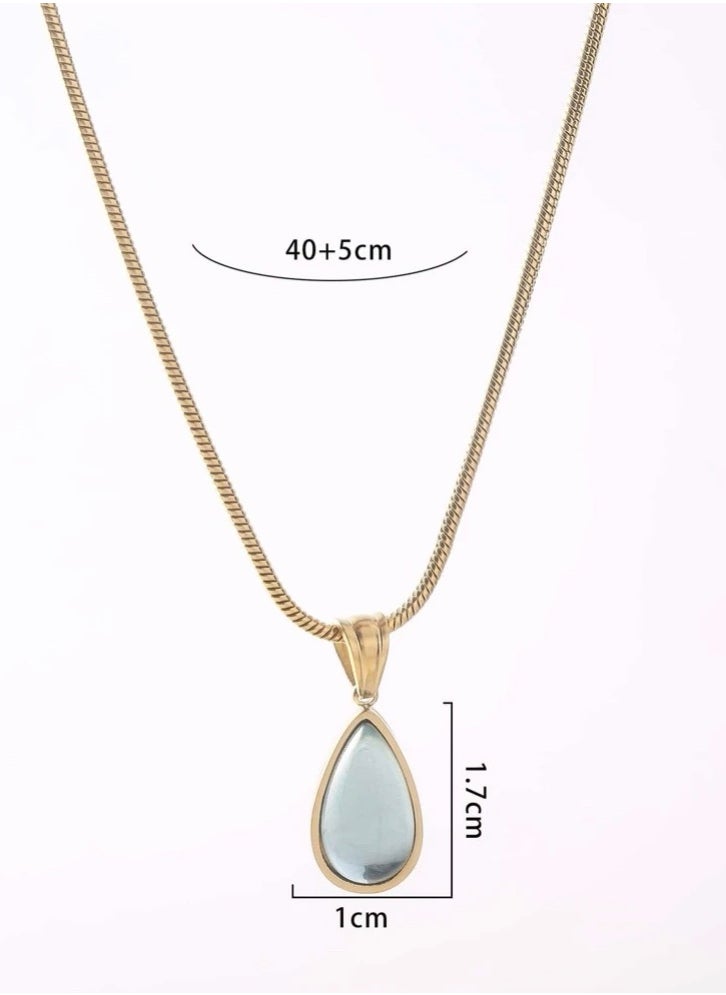 JewelryPalace - Elegant Women’s Necklace Made Of Stainless Steel Coated With Gold In A Modern And Chic Design - Image 1