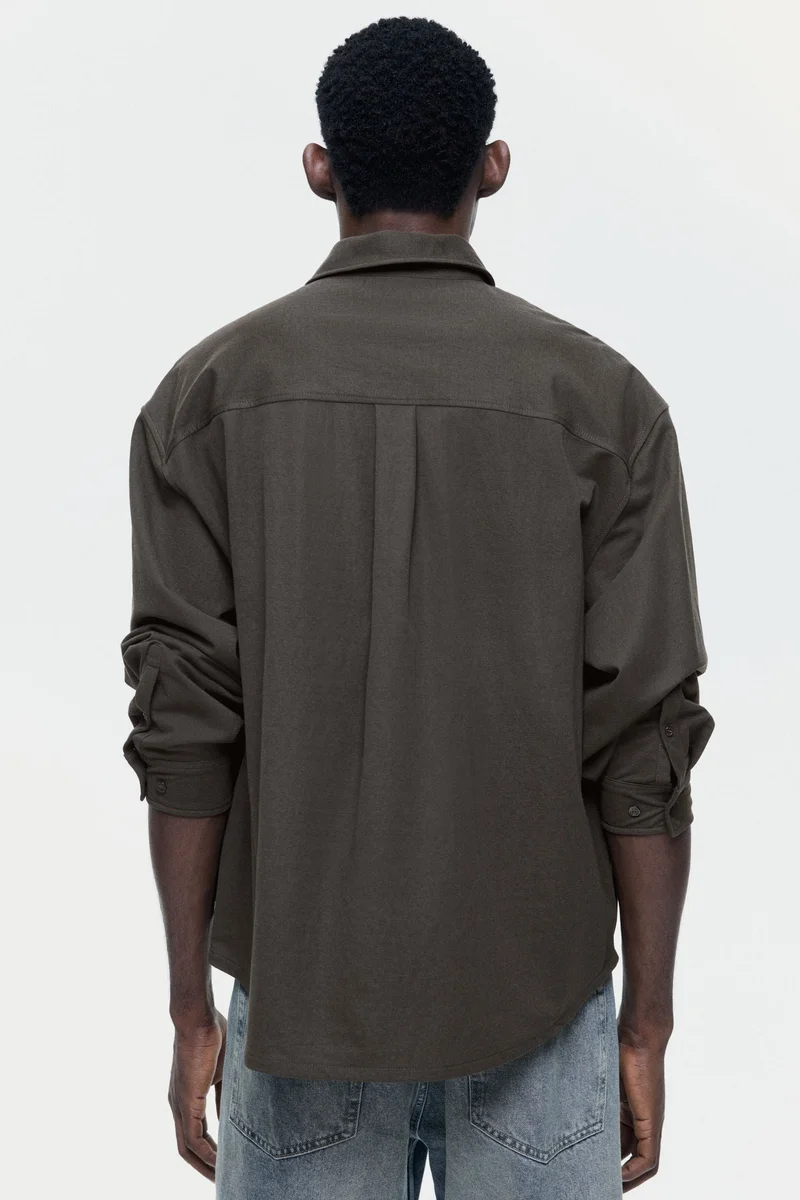 اتش اند ام قميص بقصّة فضفاضة