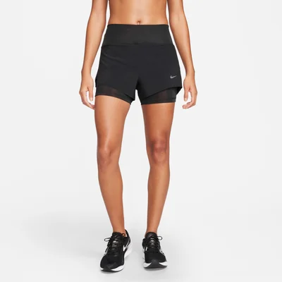 Nike Women's Dri-FIT Swift Mid-Rise 2-in-1 Running Shorts