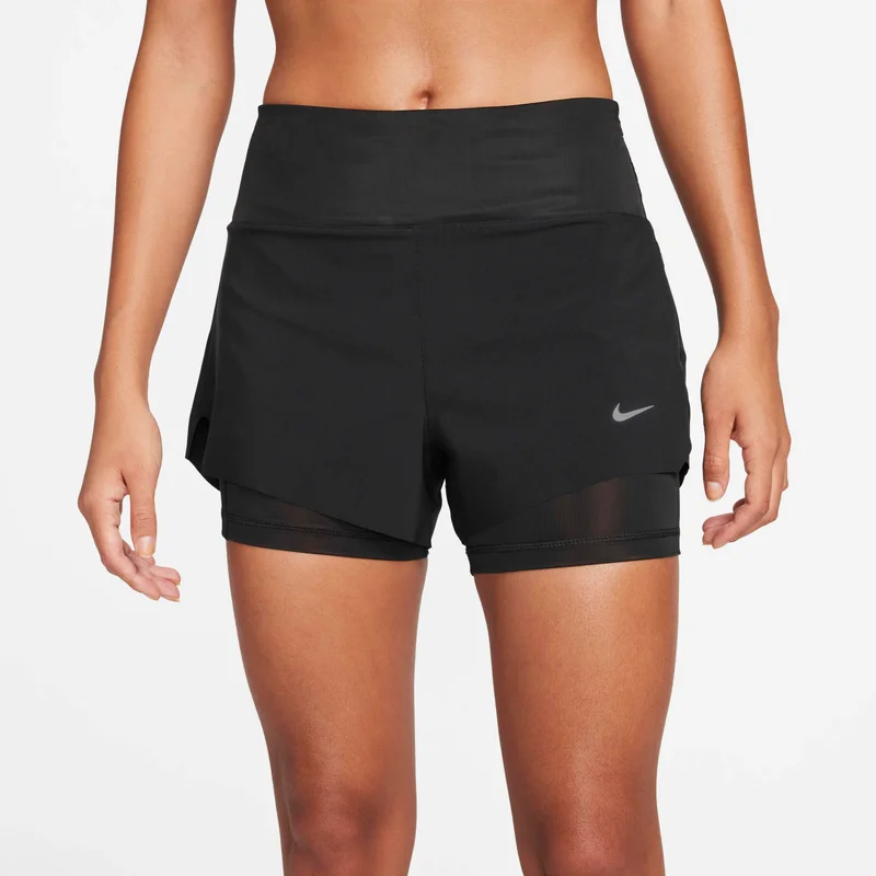 Nike Women's Dri-FIT Swift Mid-Rise 2-in-1 Running Shorts