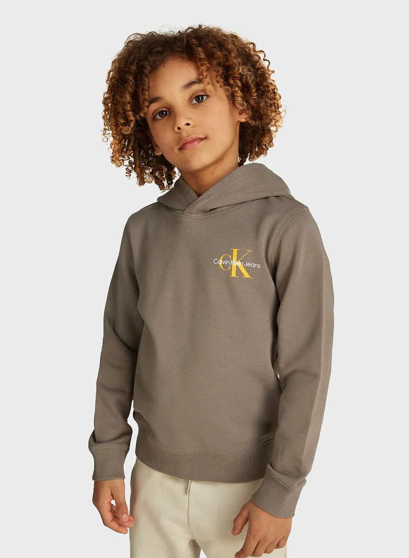 كالفن كلاين جينز Youth  Logo Hoodie