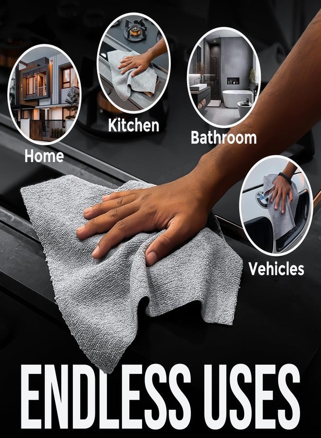 CAR101 Rip Rolls 220 GSM Microfiber Towel Roll - 20Pcs 30x30 CM|Tearable & Reusable Microfibre Towels|High Absorption|Eco-Friendly|Lint Free|Uses for Car, Kitchen & Home Cleaning - Image 5