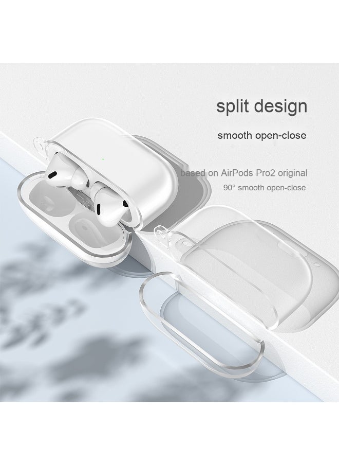 Generic - Simple Semi-transparent Frosted Protective Case Cover for Apple AirPods Pro/Pro2 for Men Women - Image 1