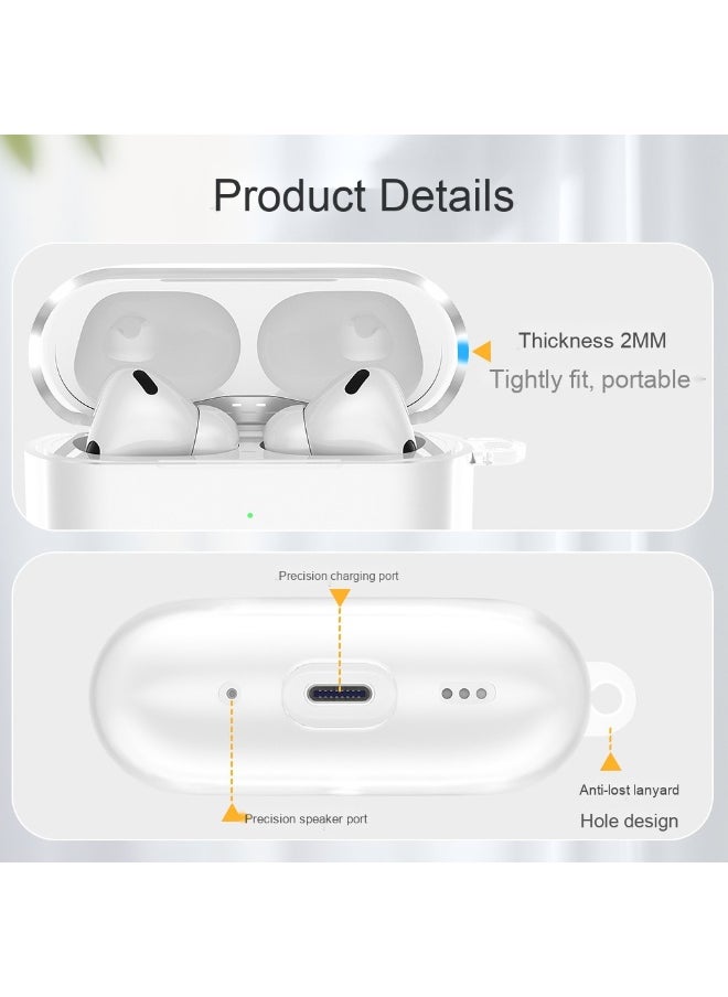 Generic - Simple Semi-transparent Frosted Protective Case Cover for Apple AirPods Pro/Pro2 for Men Women - Image 1