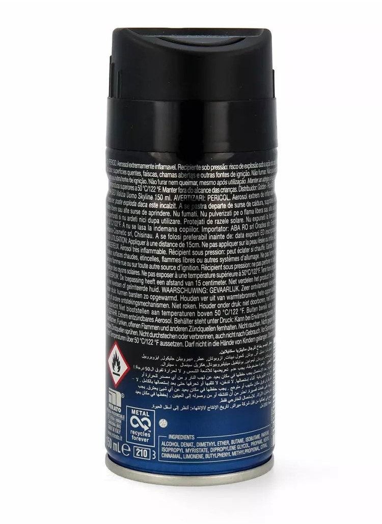 Malizia Uomo - Malizia Uomo #Loop Deodorant Spray 150ml (Pack of 3) - Image 1