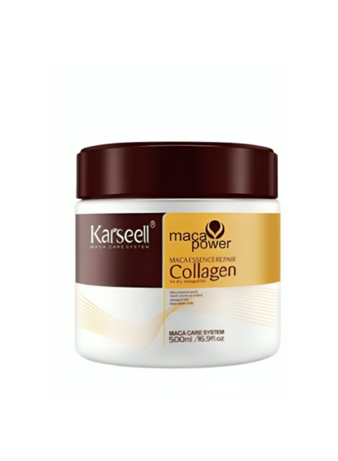 Karseell Karseell Maca Essence Repair Collagen Hair Mask And Oil - 2 Pieces - 500 + 50 ml - Image 2