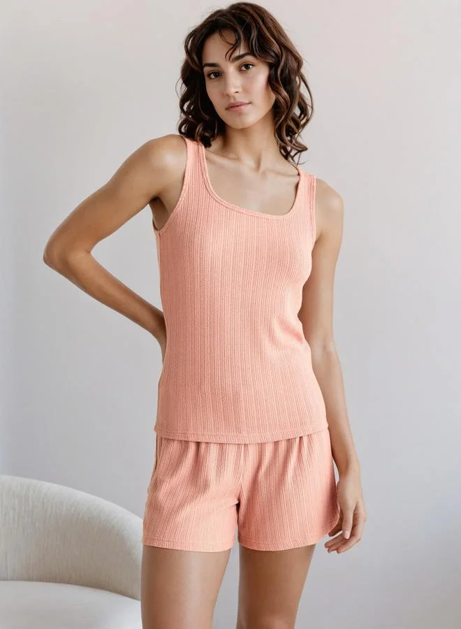 سبلاش فيڤ طقم بيجامة قصير بلوزة بدون أكمام وشورت