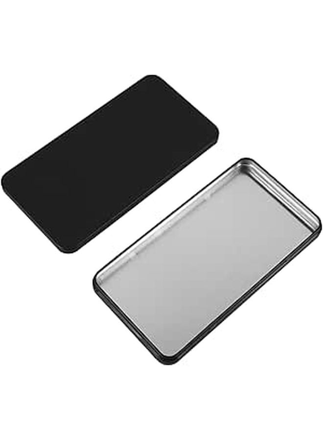 Veemoon Metal Candy Box Hidden Storage Portable Phone Box Hinged Lid Cash Holder Travel - Image 1