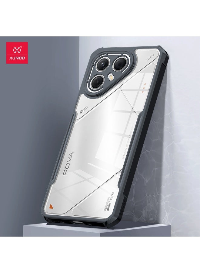 XUNDD for TECNO POVA 7 5G Case, Camera Protection, Soft TPU Cover - Image 2