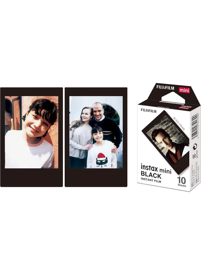 Instax EVO Black Instant Camera Bundle with Black Case, 32GB SD Card & Instax Mini Black Film – 10 Sheets - Image 2
