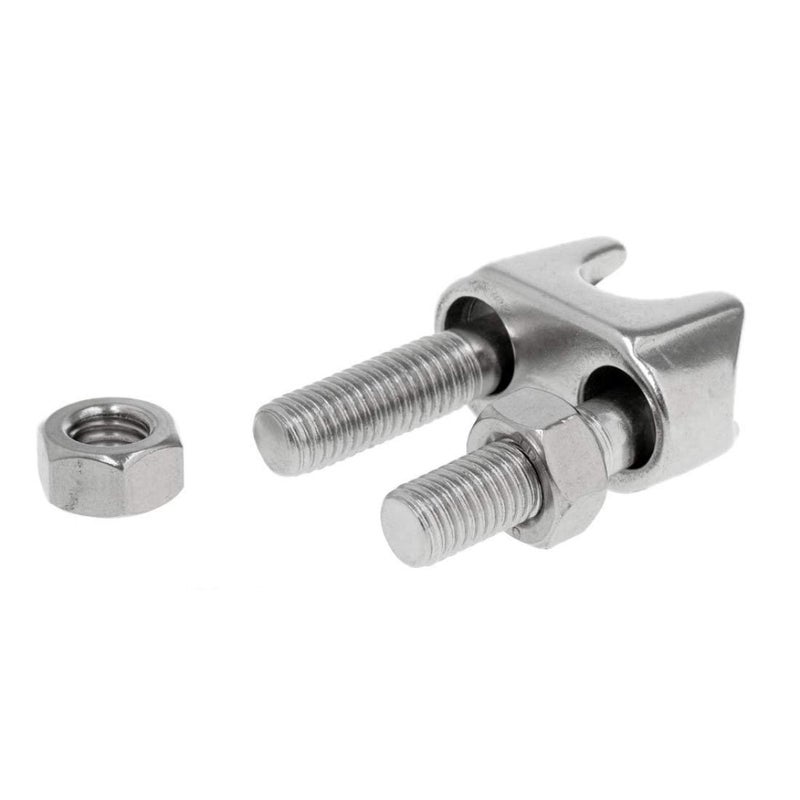 DIY Crafts Pack of 1 Pc, Steel U - Bolt, Silver Steel U - Bolt Type Wire Rope Clip Clamp Regular for BOAD Heavy Duty U-Bolt Type Wire Ro (Pack of 1 Pc, Steel U - Bolt) - Image 4