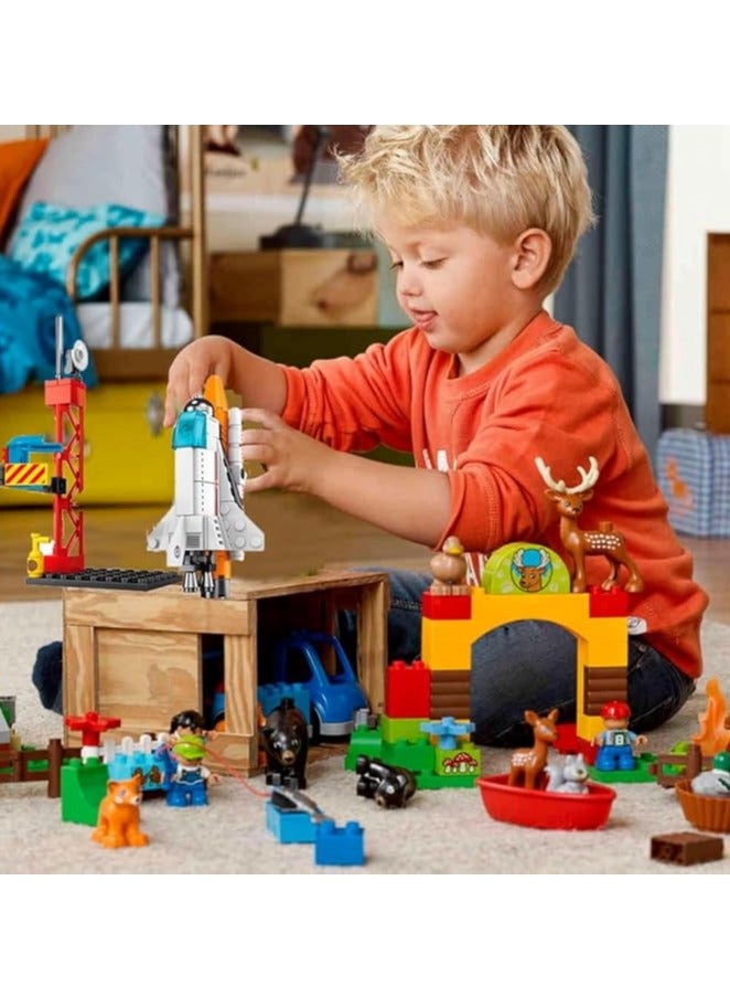 CHU DAI Aerospace Building Blocks Set, Space Exploration Shuttle Building Toys, Rocket Ship Toy Set, Space Launch System Building Blocks Set, Ideal Gifts for Kids Age 6+ Year Old (107 PCS) - Image 2