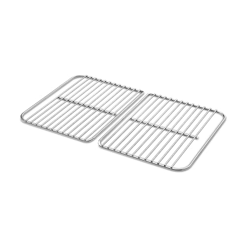 Weber Char GoAnywhere 2Piece Cooking Grate Fits GoAnywhere Charcoal Grill Allows Gear Storage Easy Charcoal Access Kettle - Image 1