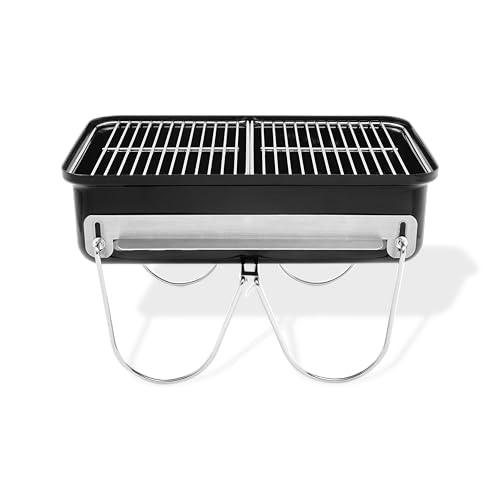 Weber Char GoAnywhere 2Piece Cooking Grate Fits GoAnywhere Charcoal Grill Allows Gear Storage Easy Charcoal Access Kettle - Image 3