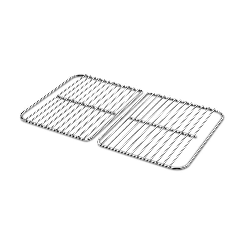 Weber Char GoAnywhere 2Piece Cooking Grate Fits GoAnywhere Charcoal Grill Allows Gear Storage Easy Charcoal Access Kettle - Image 2