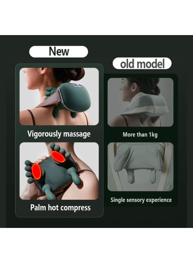 Bosidin 4D Neck Massager with Heat, Bionic Heated Massager, Portable Shiatsu Neck and Shoulder Massager for Home and Travel - Image 4