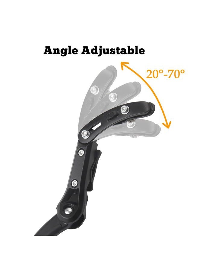 Sataway Bike Kickstand Adjustable Rear Mount Aluminum Alloy Bicycle Kickstand for 24” 26” 700C 27.5” 28” inch Mountain Bike Adult Bike - Image 4