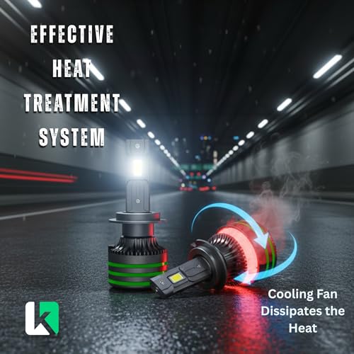 KYNE 200W High Power Premium LED Headlights Bulb –H4/H19 6000K Cool White 20,000 Lumens Ultra-Bright, IP65 Waterproof with 3 YEAR WARRANTY (3 Year Warranty, H4/H19) - Image 5
