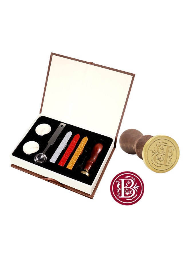 NIBEMINENT Classic Wax Stamp with Sealing Stick Kit for Cards Envelopes Invitations Wedding Letters Multicolour - Image 1